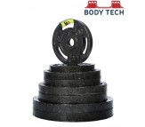 BODY TECH Bright Steering Cut 20 Kg Cast Iron Weight Lifting Plates